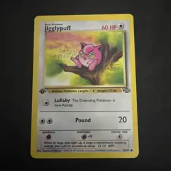Jigglypuff 1st Ed. Pokemon Jungle #54 1999 See Photos For Conditon - Image 1