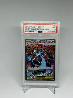 2025 Pokemon MEP EN-ME Ultra-Premium Collection - Mega Charizard X EX 023 Mint 9 - Image 1