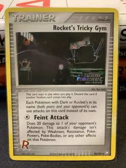 Pokemon Rocket's Tricky Gym Team Rocket Returns 90/109 Reverse Holo Stamped LP - Image 1