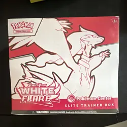 SEALED Pokemon Scarlet & Violet White Flare Elite Trainer Box Pokemon Center - Image 1