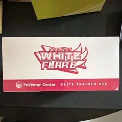 SEALED Pokemon Scarlet & Violet White Flare Elite Trainer Box Pokemon Center - Image 2