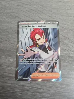 Pokemon TCG - Team Rocket's Ariana 224/182 Near Mint Ultra Rare Destined Rivals - Image 1