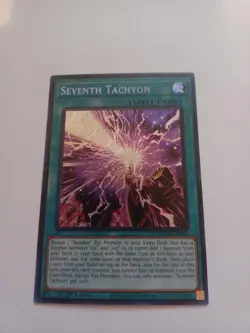 YUGIOH 1ST ED. MZTM-EN016 SEVENTH TACHYON-SECRET RARE-NOT COLLECTOR'S RARE/CR!!! - Image 1