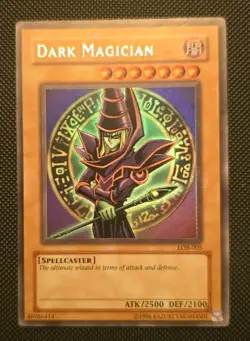 Dark Magician LOB-005 The Legend of Blue Eyes White Dragon Unlimited - Image 1