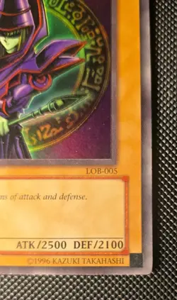Dark Magician LOB-005 The Legend of Blue Eyes White Dragon Unlimited - Image 3