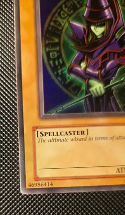 Dark Magician LOB-005 The Legend of Blue Eyes White Dragon Unlimited - Image 4