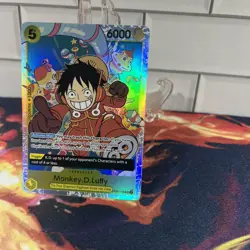 Monkey.D.Luffy OP07-109 - One Piece TCG - SR Super Rare NM English Foil - Image 2