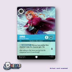 Anna Braving The Storm 218/204 Epic Fabled Holofoil NM Disney Lorcana - Image 1