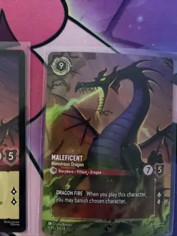 Maleficent Monstrous Dragon Store/Set Championship Disney Lorcana Promo Foil Etc - Image 3