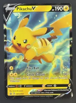 Pikachu V SWSH063 SWSH: Sword & Shield Promo Cards Holo - Image 1