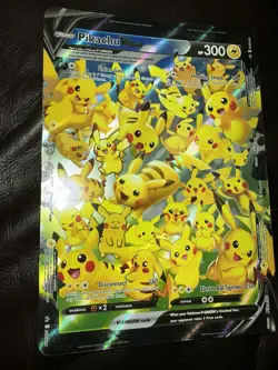 JUMBO Pikachu V Union Card SWSH141 Oversized Promo Pokemon Celebrations 25th NM - Image 2