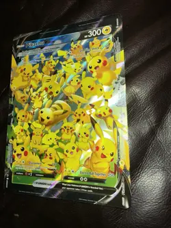 JUMBO Pikachu V Union Card SWSH141 Oversized Promo Pokemon Celebrations 25th NM - Image 3