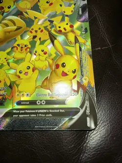 JUMBO Pikachu V Union Card SWSH141 Oversized Promo Pokemon Celebrations 25th NM - Image 4