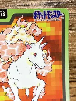 Pokemon Carddass Card Rapidash File No.78 Bandai Pocket Monsters 1997 Japan - Image 4