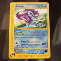 Suicune 53/53 Wotc Promo Regular Pokemon Card Legendary Water Type - Image 1