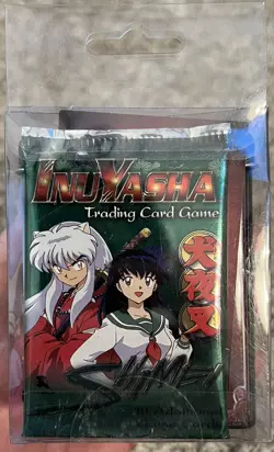 Vintage NWT Inuyasha Miroku Tin w/ Shimei Pack Anime Trading Card Game 2000 - Image 1