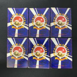 Base Set 1996 Normal Card Set of 6 Japanese Pokemon Card Old Back s007450 - Image 2