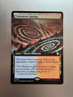 Turbulent Springs - 105 - MTG: Secrets of Strixhaven - Extended Art - Regular - Image 1