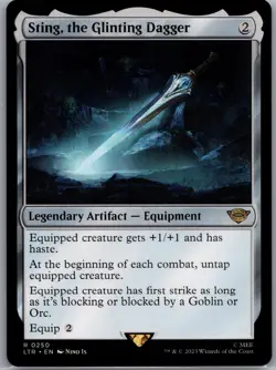 Sting, the Glinting Dagger R Universes Beyond: The Lord of the Rings: Tales of M - Image 1