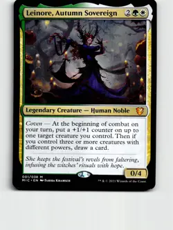 Leinore, Autumn Sovereign Commander Innistrad: Midnight Hunt MTG LP - Image 1