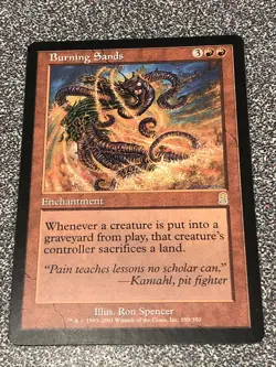 Burning Sands X1 Odyssey Ex Condition See Pics Front Back - Image 1