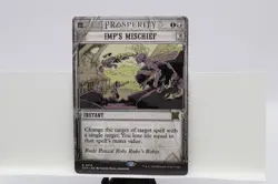 Magic The Gathering Outlaws Of Thunder Junction Imp's Mischief R 0015 Regular - Image 1