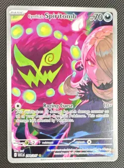 Pokemon Cynthia's Spiritomb 244/217 ASC 2026 Basic 70 HP Rare Holo English Clean - Image 1