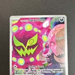 Pokemon Cynthia's Spiritomb 244/217 ASC 2026 Basic 70 HP Rare Holo English Clean - Image 3