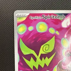 Pokemon Cynthia's Spiritomb 244/217 ASC 2026 Basic 70 HP Rare Holo English Clean - Image 4