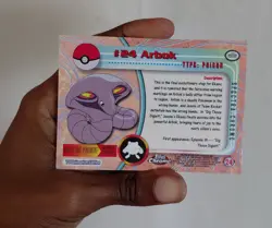 Arbok #24 TOPPS Pokemon Card 1999 Nintendo vintage - Image 2