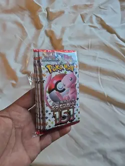 lot of 5 packs Nintendo Pokemon TCG Scarlet & Violet - Pokemon 151 Booster Pack 4521329346045 - Image 1