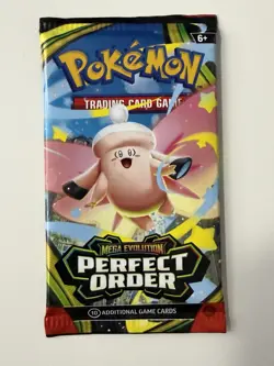 (VERY HEAVY)🔥 22.70g Pokemon TCG Perfect Order Booster Pack Factory Sealed✅ - Image 2
