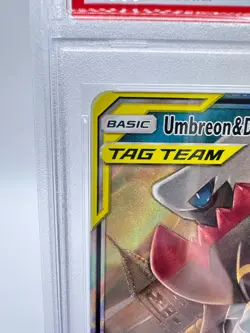 2019 Pokemon S&M Unified Minds UMBREON & DARKRAI GX #125 | TAG TEAM | PSA 9 MINT - Image 2