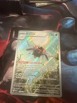 Pokemon TCG Ninjask 137/132 Mega Evolution Holo Rare NM - Image 1