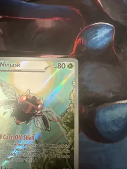Pokemon TCG Ninjask 137/132 Mega Evolution Holo Rare NM - Image 3