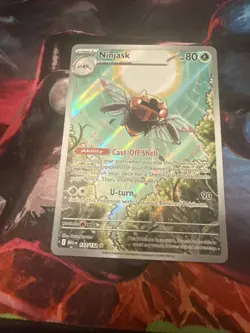 Pokemon TCG Ninjask 137/132 Mega Evolution Holo Rare NM - Image 5