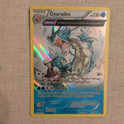 Pokemon TCG Gyarados 21/98 XY Ancient Origins Full Art Moderately Played - Image 1