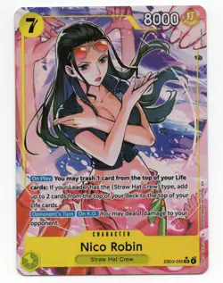 One Piece: Extra Booster Heroines Edition *Foil* Nico Robin (EB03-055) Alt *LP* - Image 1