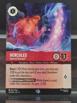 Disney Lorcana Hercules - Spectral Demigod 214/204 Winterspell Epic - Image 1