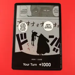 2023 Bandai One Piece CCG (Luffy vs Crocodile DP01 NM) Don! Card Promo English - Image 1