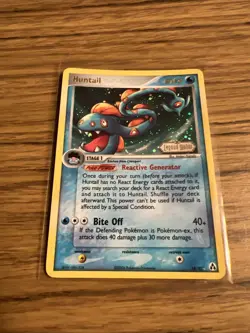 Huntail 18/92 Holo EX Legend Maker Pokemon Card NM - Image 1