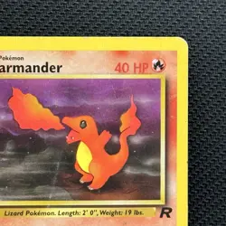 Pokemon Team Rocket Charmander Vintage Card #50/82 HP - Image 3