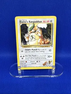 Pokemon TCG Blaine's Kangaskhan Gym Heroes 036/132 Regular Card (MP) - Image 1