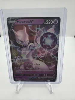 Mewtwo V 030/078 Pokemon GO Holo 2022 Pokemon Card - Image 1