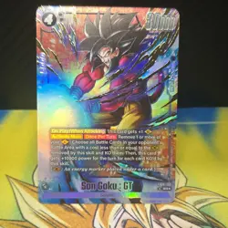 Bandai Dragon Ball Super Card Game Son Goku: GT FB09-100 Super Rare Foil Card - Image 1
