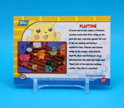 Pokemon Card - Playtime 57 - Pikachu's Vacation - Topps - Image 3