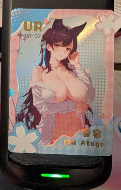 Atago Azur Lane UR-02 Dream of Desire Goddess Story Anime Waifu Card - Image 1