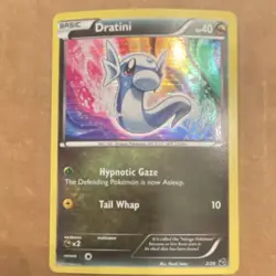 Pokemon Dratini 2/20 Dragon Vault Holo Rare Basic Card English 40HP - Image 1