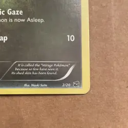 Pokemon Dratini 2/20 Dragon Vault Holo Rare Basic Card English 40HP - Image 4