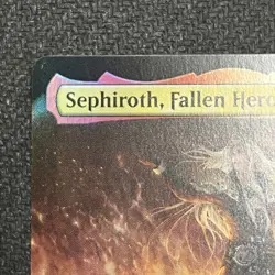 Final Fantasy Sephiroth Fallen Hero MTG Foil Extended Art English - Image 3